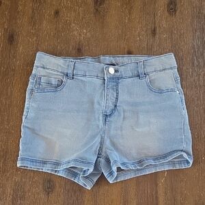 hema Light Blue Stretch Denim Short  Size 13-14
